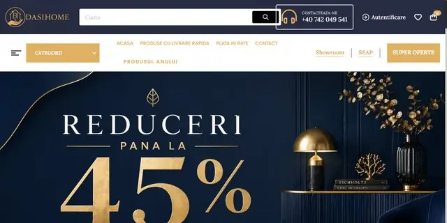 dasihome.ro storefront