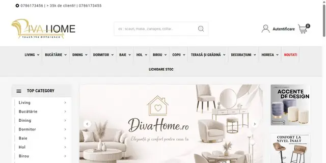 divahome.ro storefront