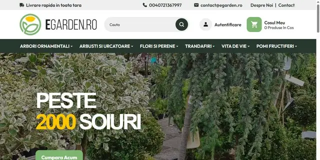 egarden.ro storefront