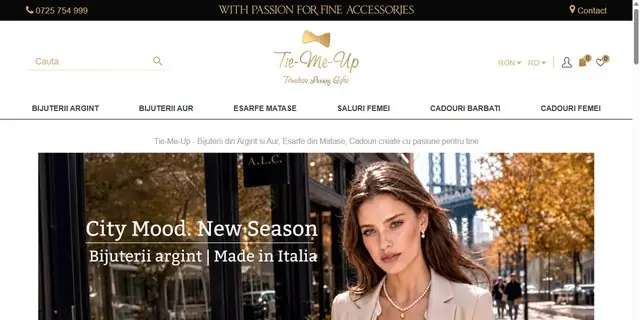 tiemeup.ro storefront